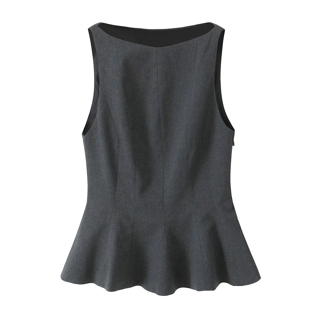 Elegant Boat Neck Peplum Top for Professionals | Peplum Tops