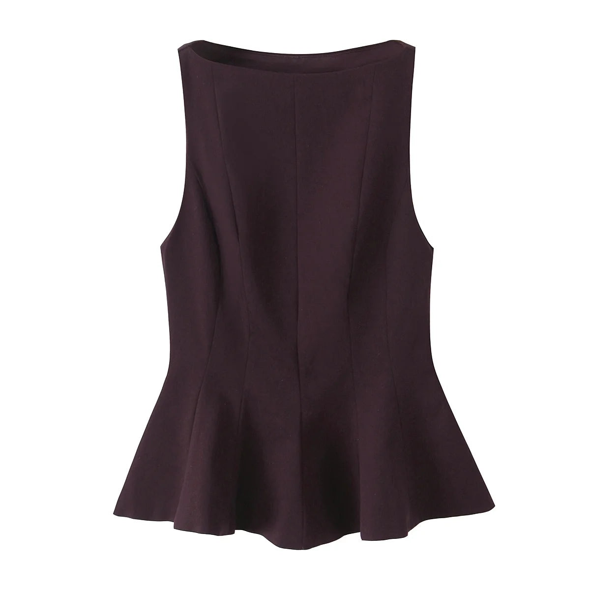 Elegant Boat Neck Peplum Top for Professionals | Peplum Tops