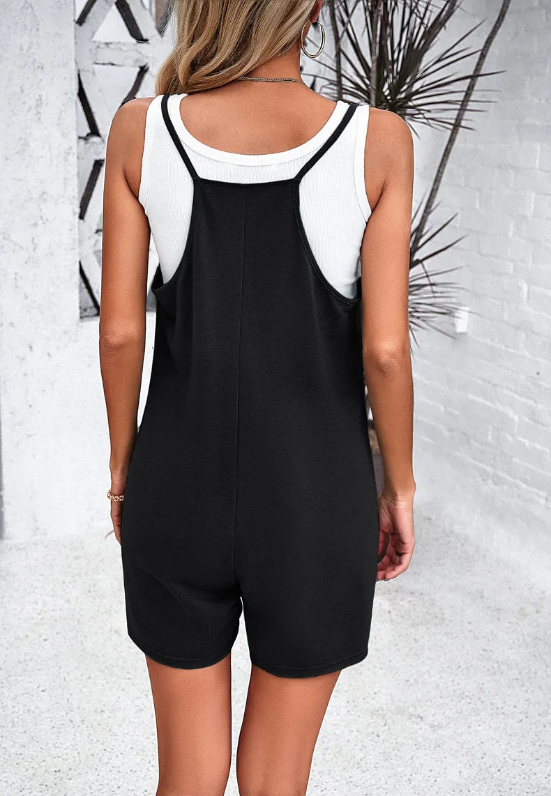 Women's Comfort Fit Romper Playsuit - Ideal for Casual Wear | Overalls