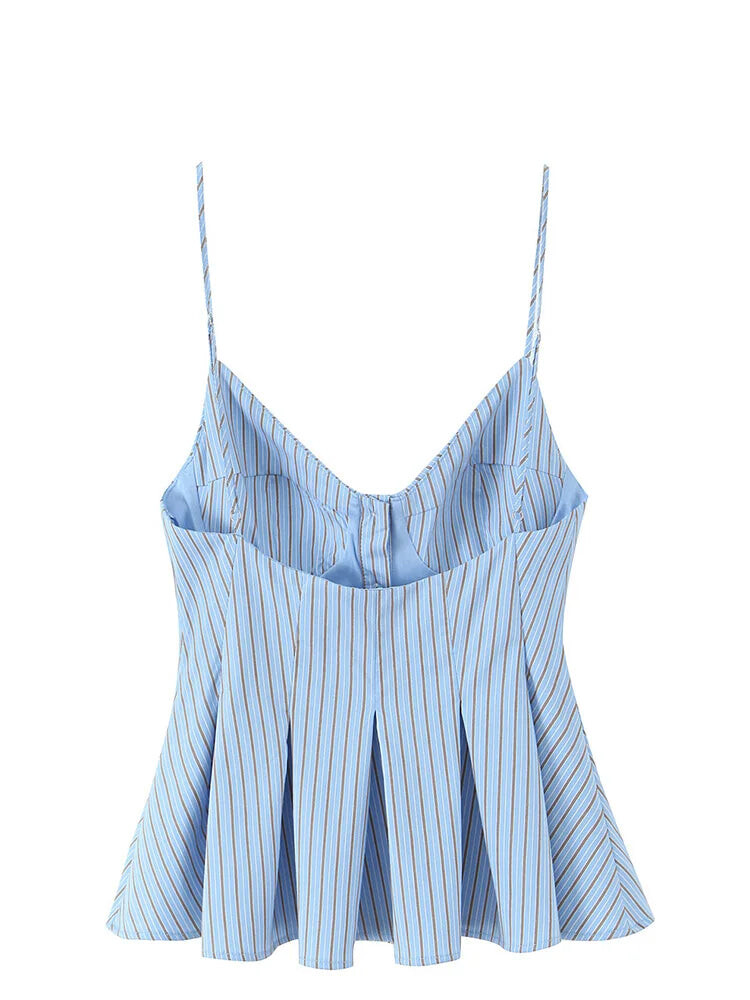 Striped Peplum Top for Women - Perfect Casual Wear