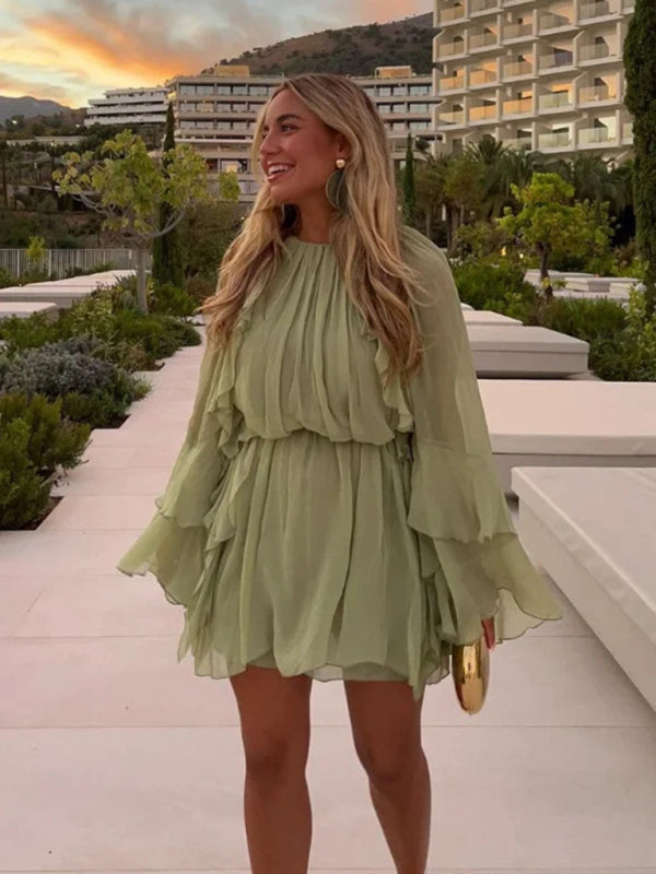 Chiffon Ruffle Cocktail Dress - Perfect for Evening Events | Party Dresses