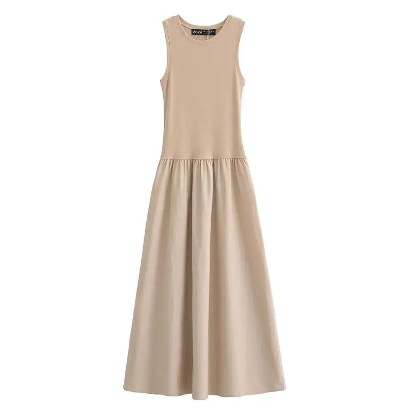Maxi Length Crew Neck Dress for Women | Maxi Dresses