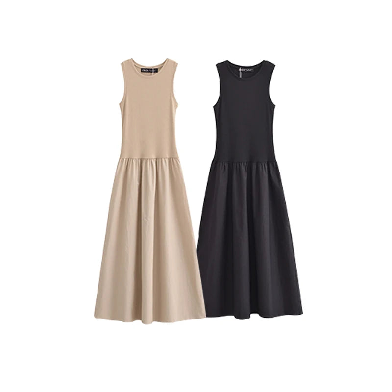 Maxi Length Crew Neck Dress for Women | Maxi Dresses