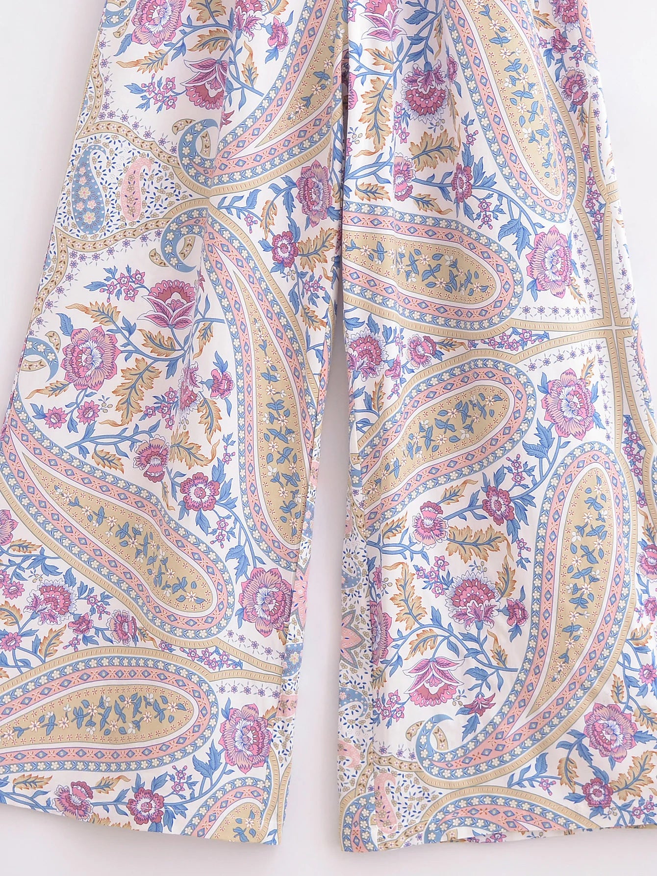 Paisley Boho Cami Jumpsuit - Summer to Fall Fashion Pantsuits | Jumpsuits