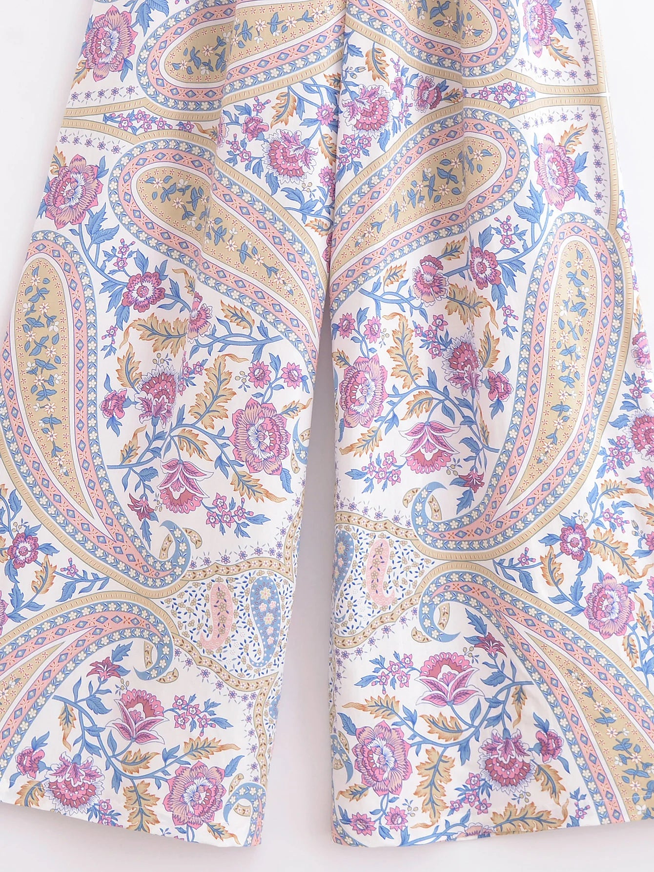 Paisley Boho Cami Jumpsuit - Summer to Fall Fashion Pantsuits | Jumpsuits