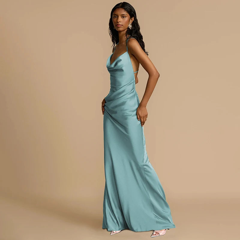 Satin Dress for Proms and Gala Events | Elegant Dresses