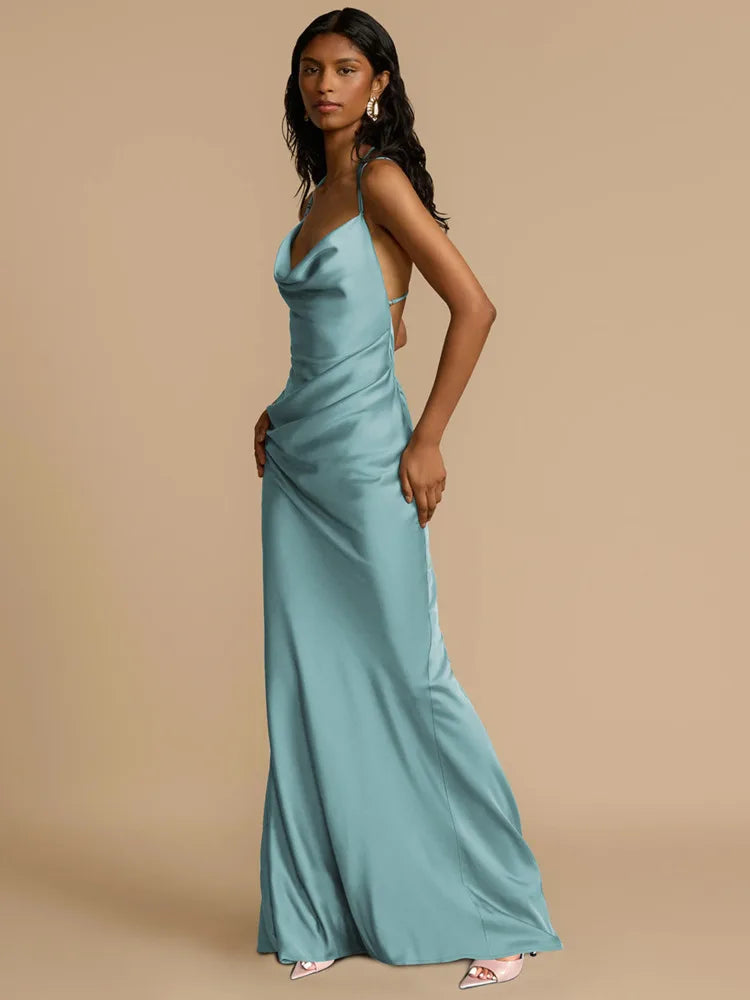 Satin Dress for Proms and Gala Events | Elegant Dresses