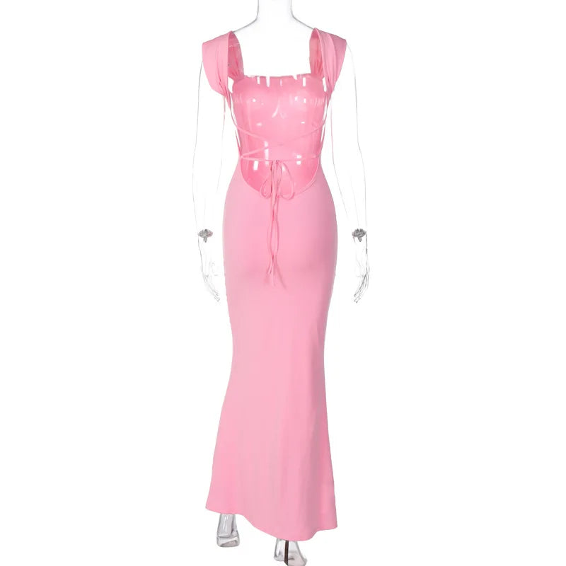 Body-Hugging Pink Mermaid Dress for Special Occasions | Mermaid Dresses