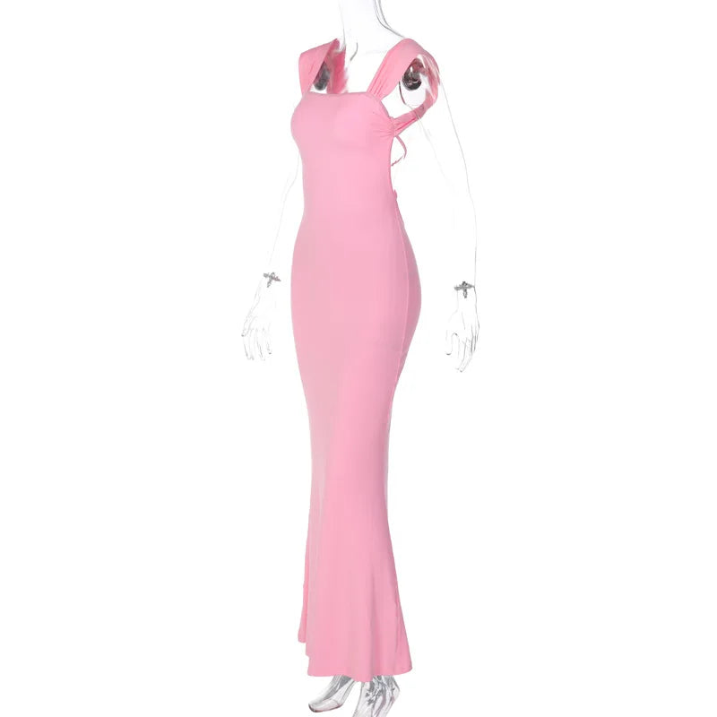 Body-Hugging Pink Mermaid Dress for Special Occasions | Mermaid Dresses