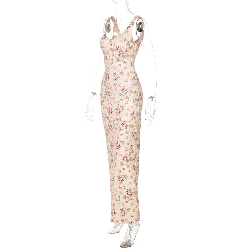 Women’s Floral Maxi Dress - Capture Summer Elegance | Elegant Dresses