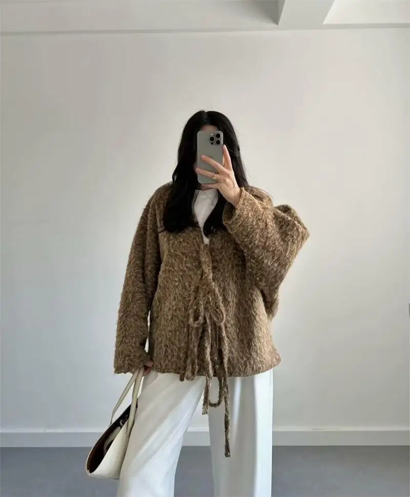 Women's Fluffy Faux Fur Casual Jacket | Elegant Jackets