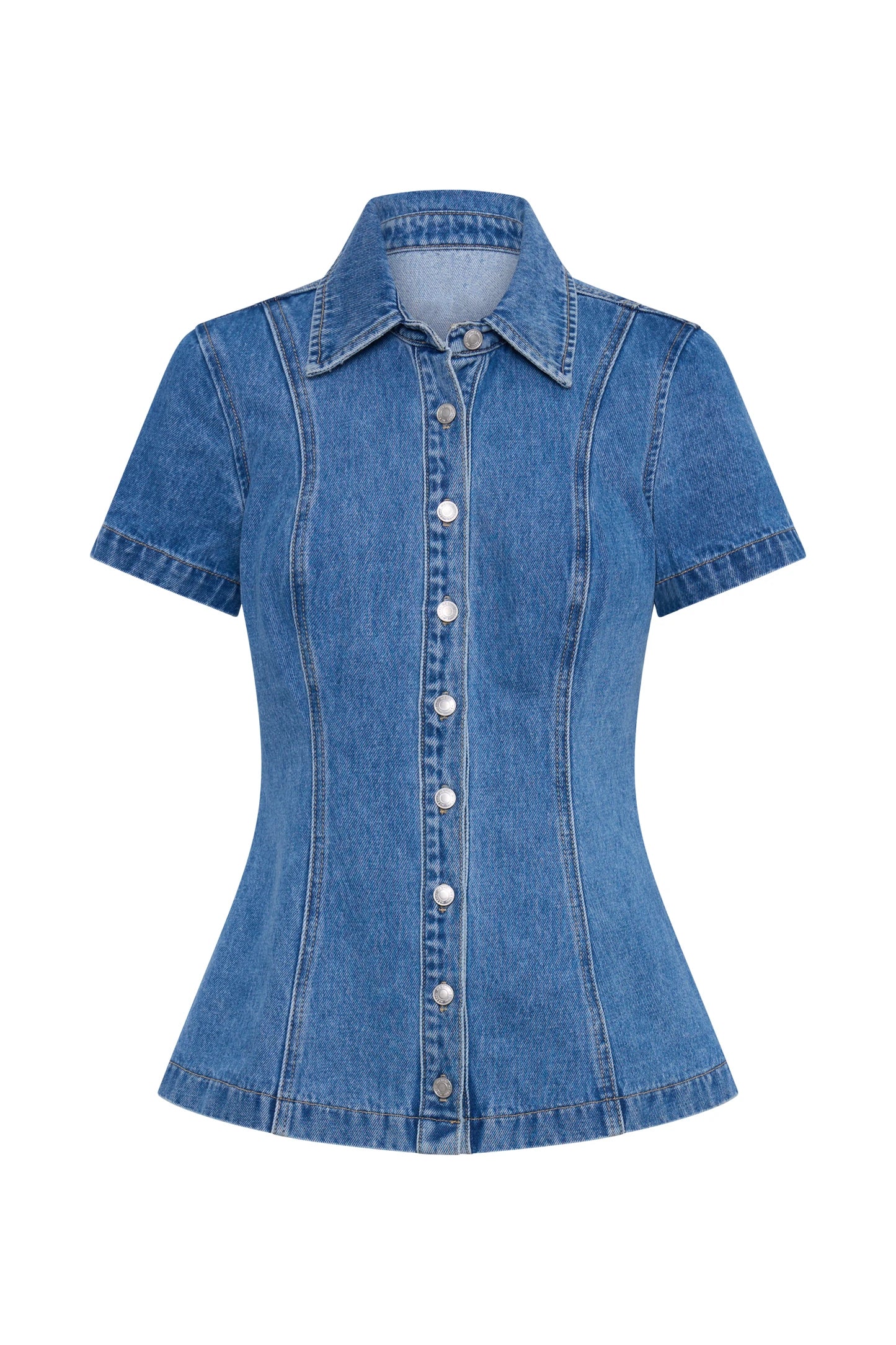 Denim Matching Set for Everyday Wear Shirt and Skirt | Skirt Sets