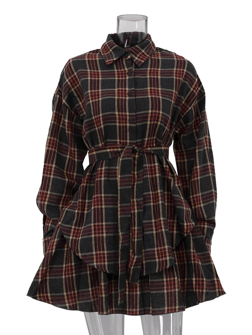 Women's Plaid Matching Set - Ideal for Weekend Wear | Skirts Outfit Sets