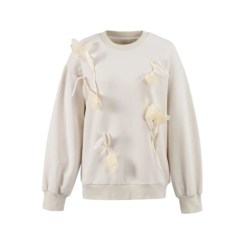 Women's Floral Casual Pullover | Sweatshirts