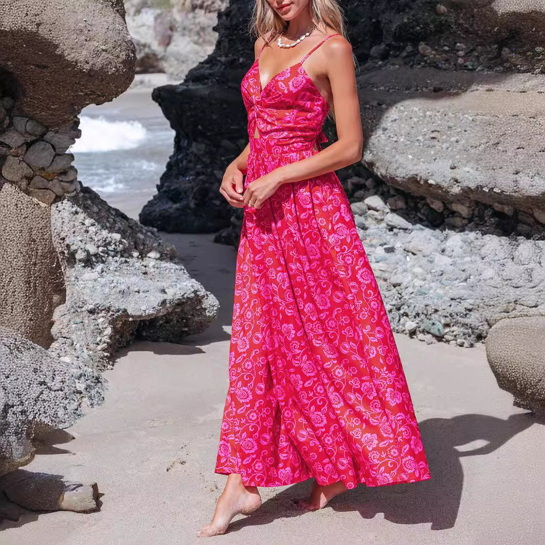 Vacation Floral Cami Dress | A-Line Dresses