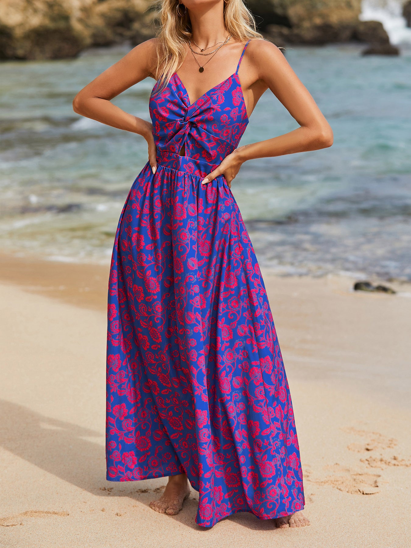 Vacation Floral Cami Dress | A-Line Dresses