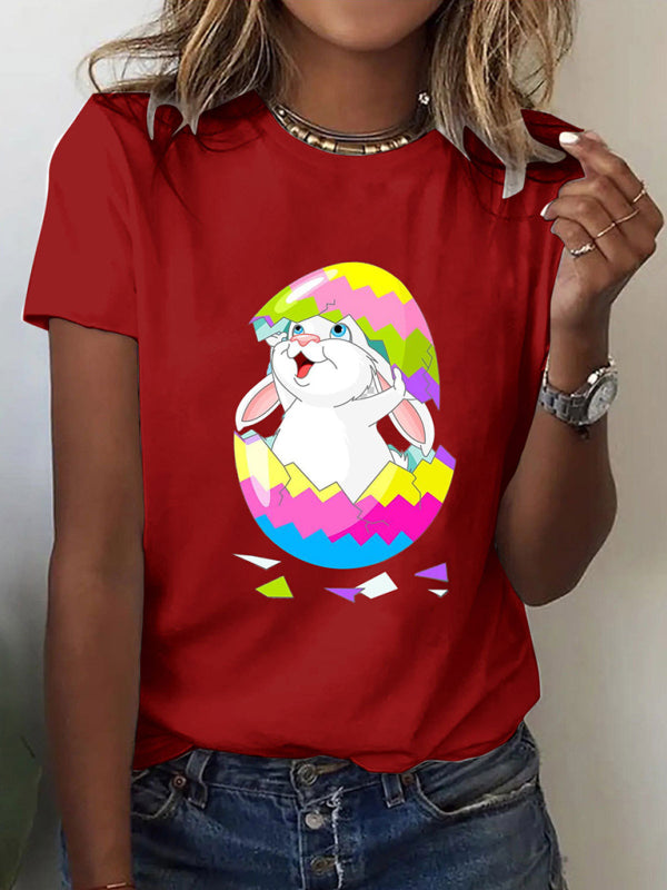 Easter in Style with Bunny Themed Women's Tee