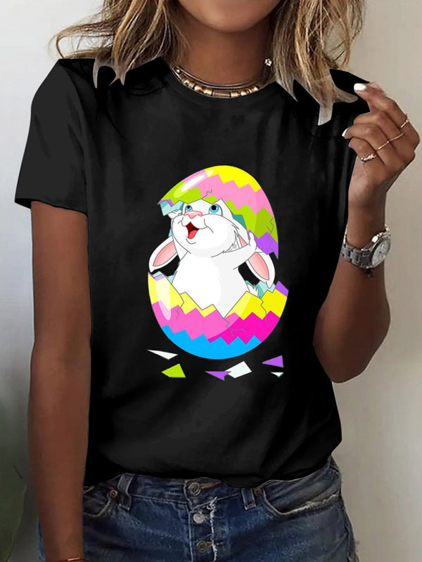 Easter in Style with Bunny Themed Women's Tee | Tees