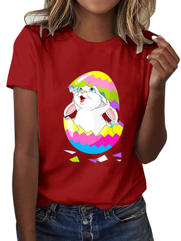 Easter in Style with Bunny Themed Women's Tee | Tees