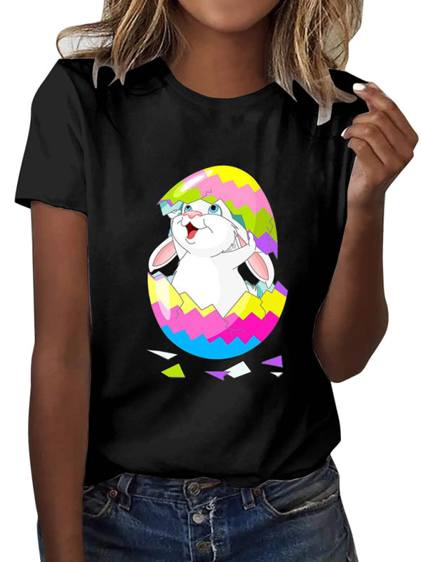 Easter in Style with Bunny Themed Women's Tee | Tees