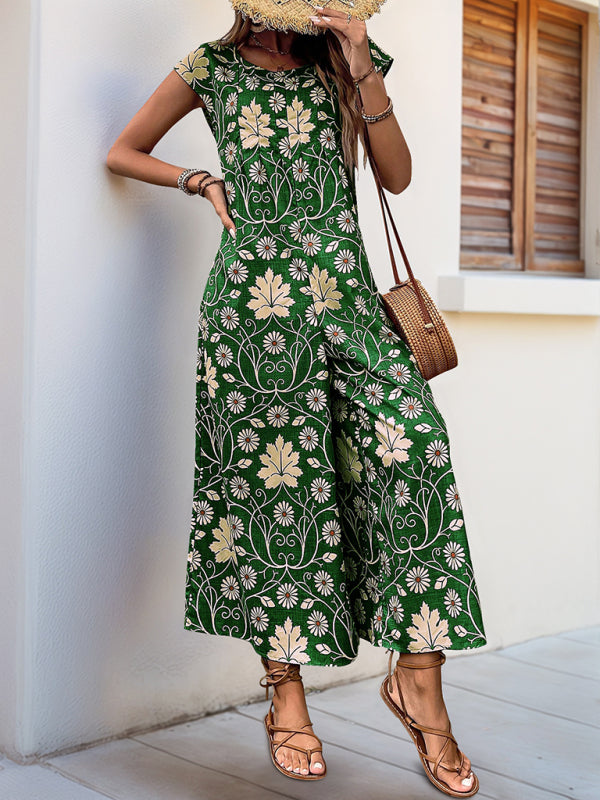 Relaxed Fit Floral Jumpsuit for Women | Jumpsuits