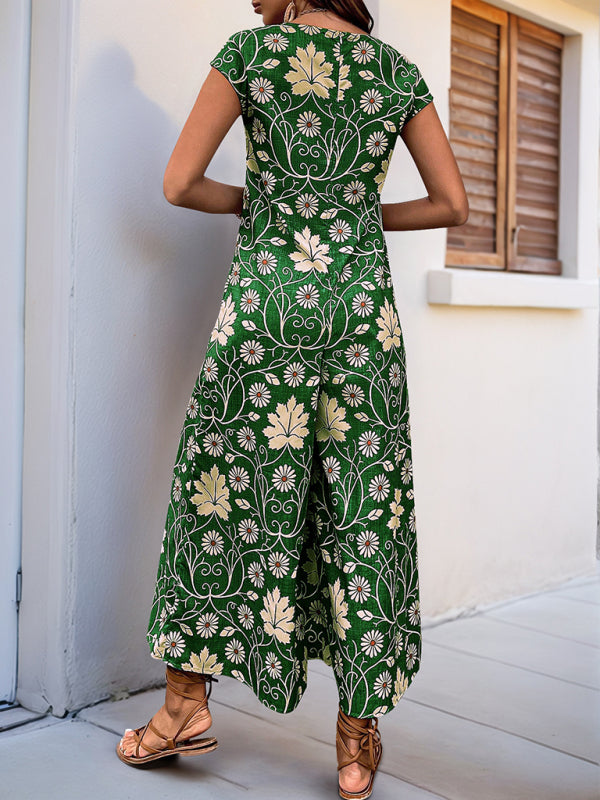 Relaxed Fit Floral Jumpsuit for Women | Jumpsuits