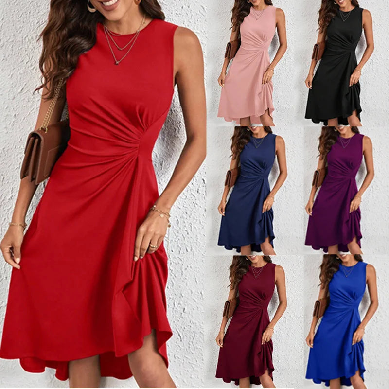 Casual Dress with Asymmetric Hem | Casual Dresses