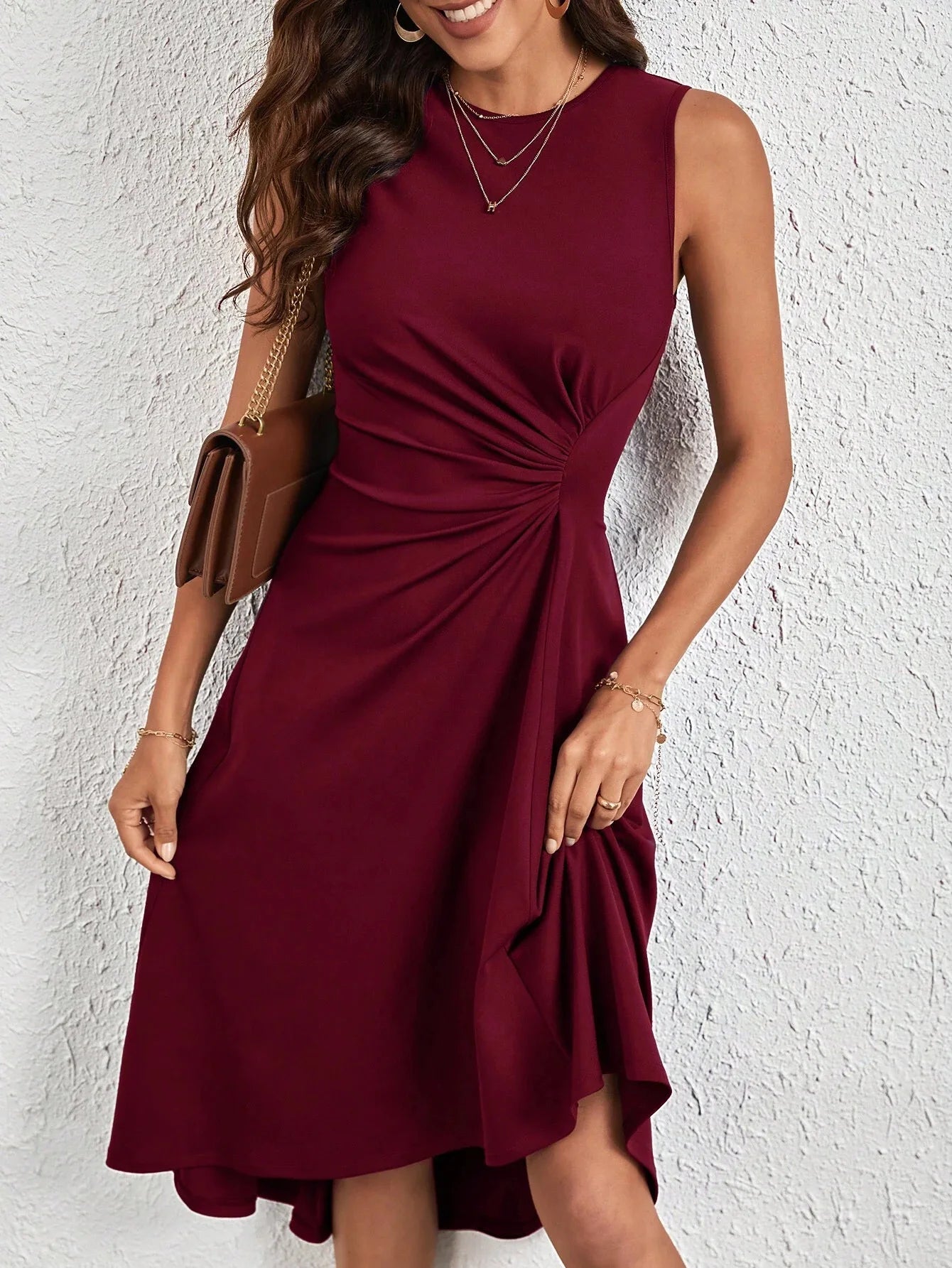 Casual Dress with Asymmetric Hem | Casual Dresses