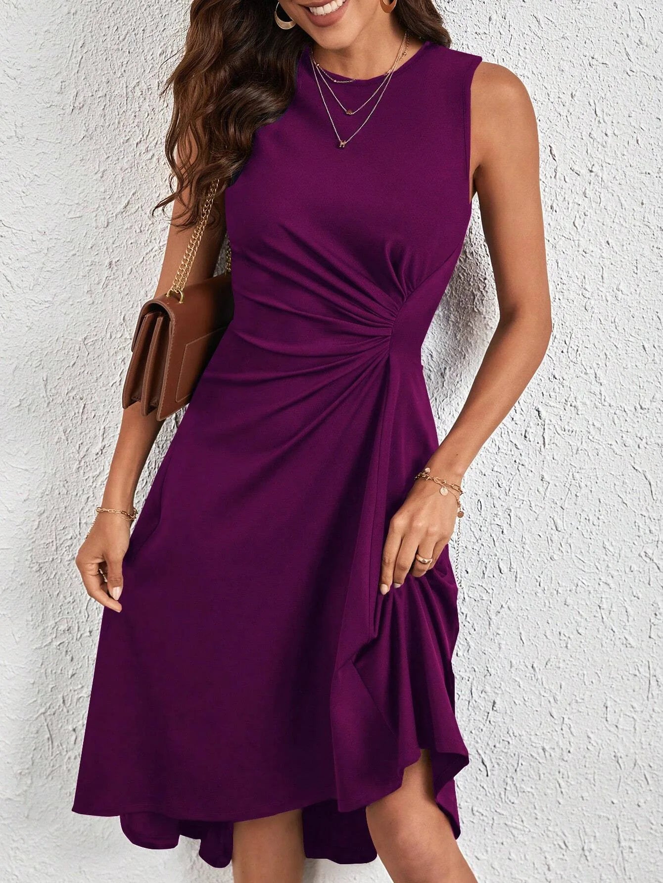 Casual Dress with Asymmetric Hem | Casual Dresses