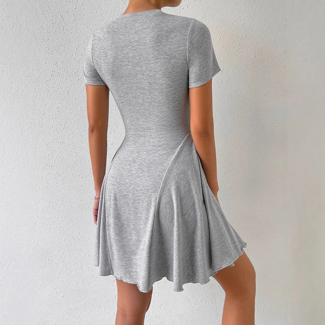 Essential Gray Skater Dress | Perfect for Any Casual Occasion | Casual Dresses