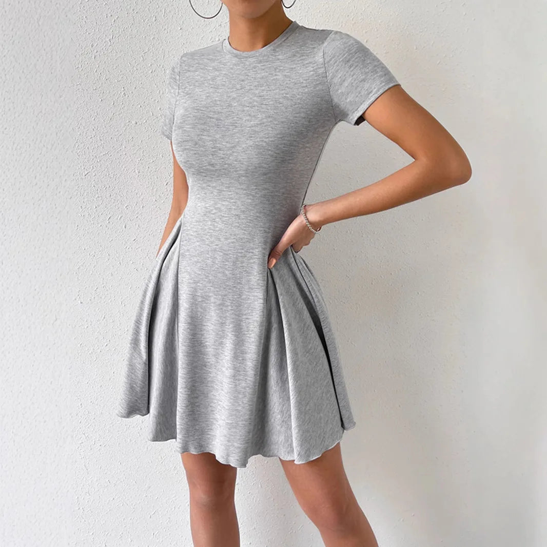 Essential Gray Skater Dress | Perfect for Any Casual Occasion | Casual Dresses