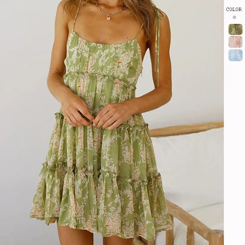 Casual Floral Sundress – Ideal for Any Occasion