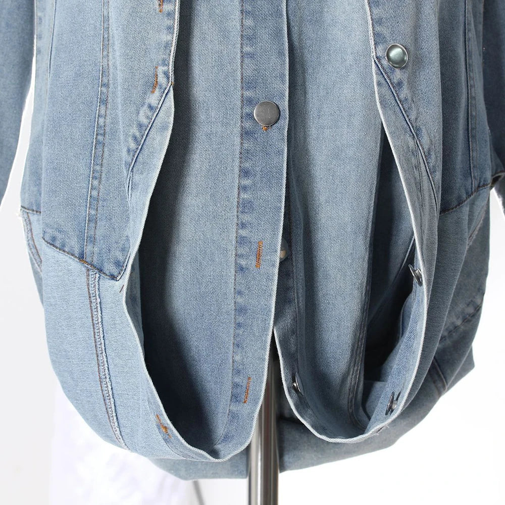 Multi-Style Belted Denim Jacket & Dress Combo | Denim Outfits