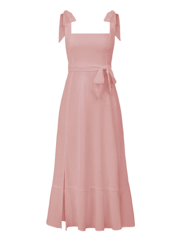 Flowy Bridesmaid Dresses with Square Neckline | Cocktail Dresses