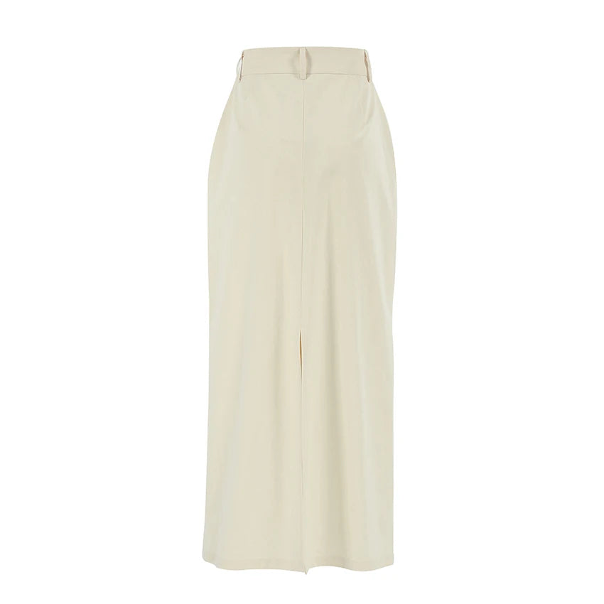 Casual Cotton Maxi Skirt for All Seasons | undefined