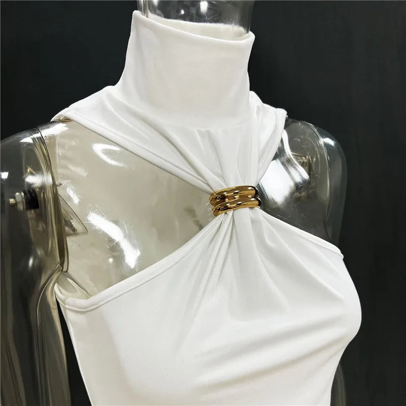 Elegant Halter High Neck Top for Business &amp; Socials | Halter Tops