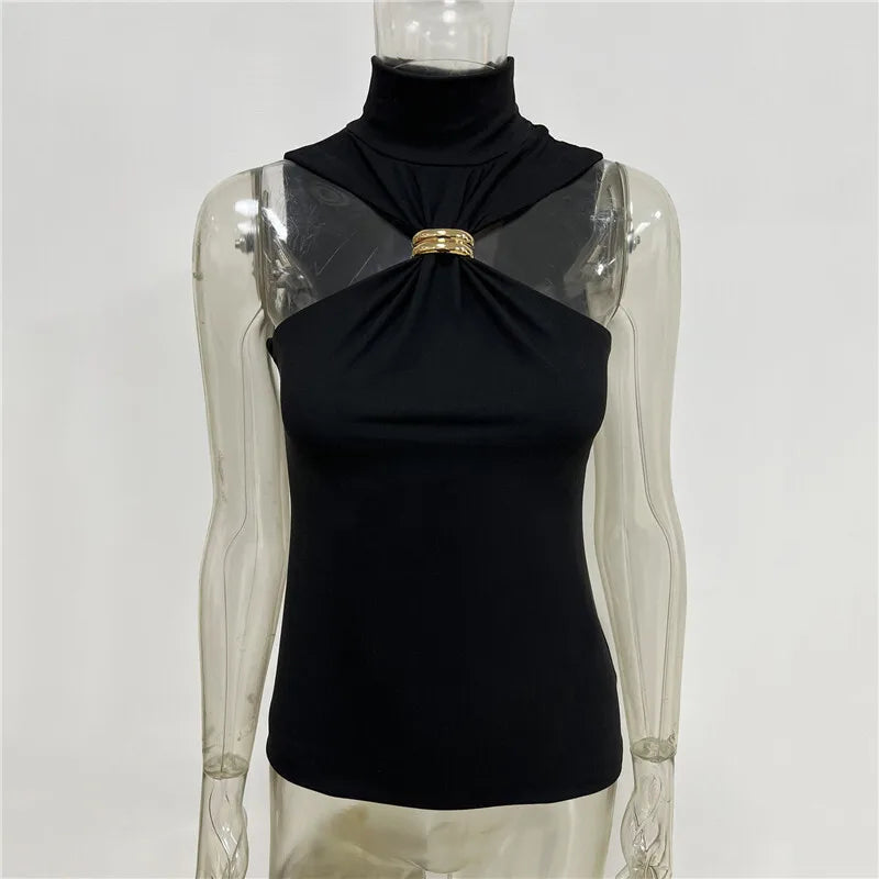 Elegant Halter High Neck Top for Business &amp; Socials | Halter Tops