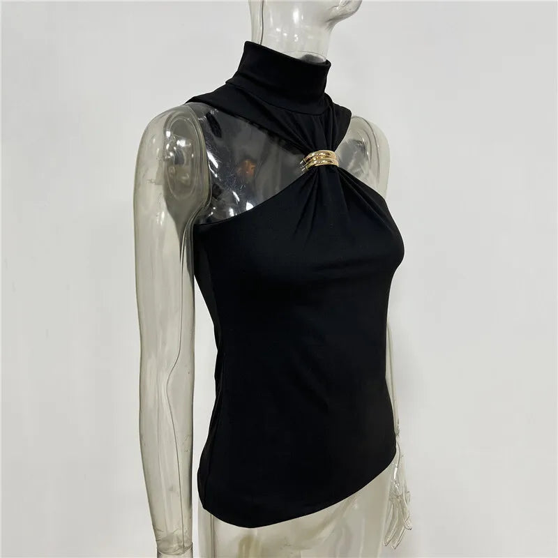 Elegant Halter High Neck Top for Business &amp; Socials | Halter Tops