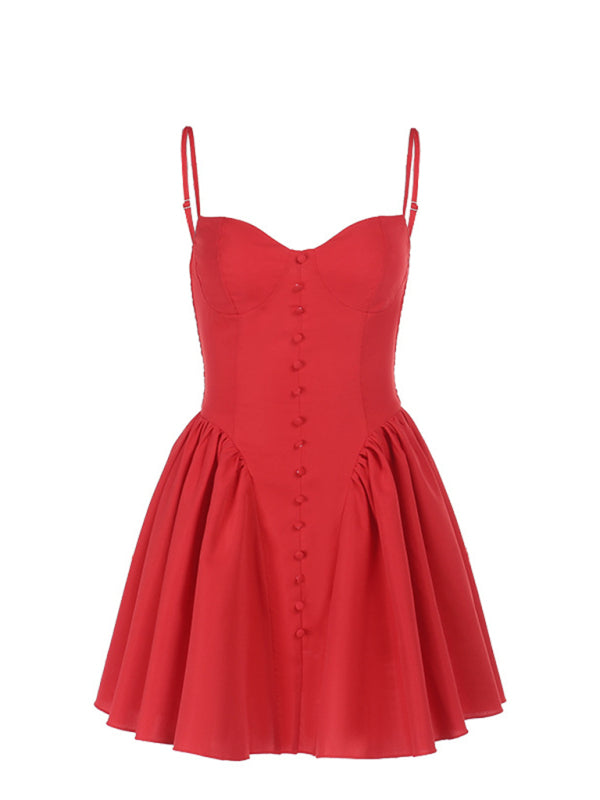 Fit and Flare Mini Party Dress - Ideal for Summer Weddings | Fit and Flare Dresses