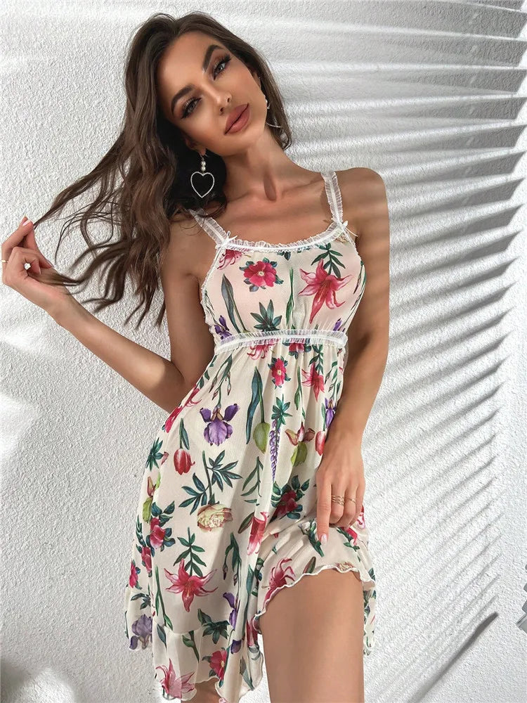 Floral Dress Sleepwear for Relaxing Nights