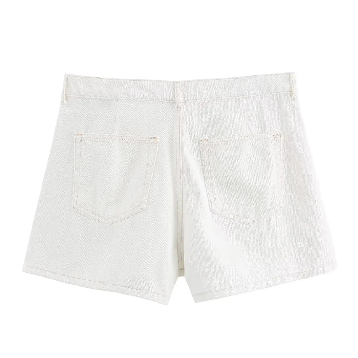 Women's Casual Denim-Style Outfit Set with Shirt and Skirt | Shorts Sets