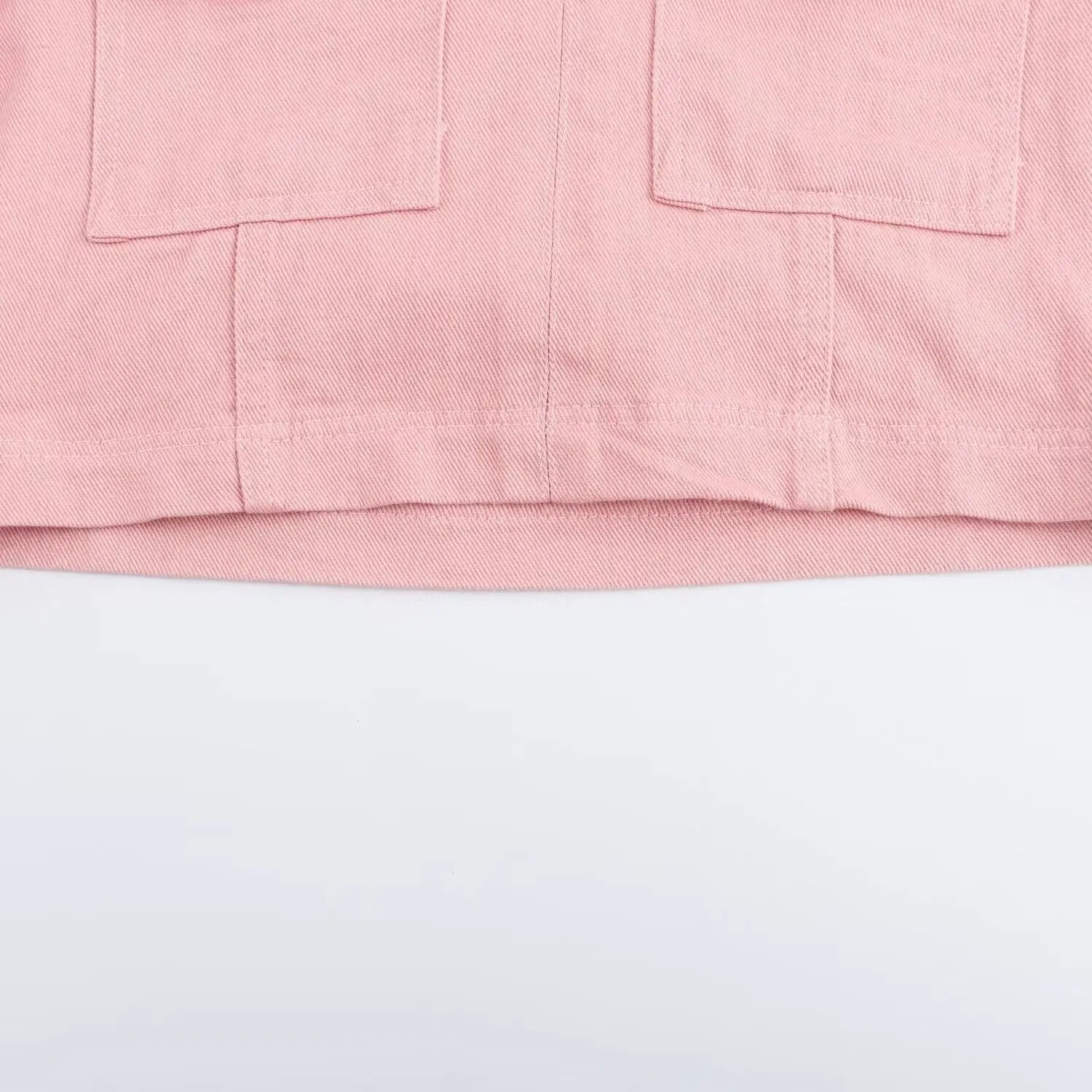 Women's Casual Denim-Style Outfit Set with Shirt and Skirt | Shorts Sets