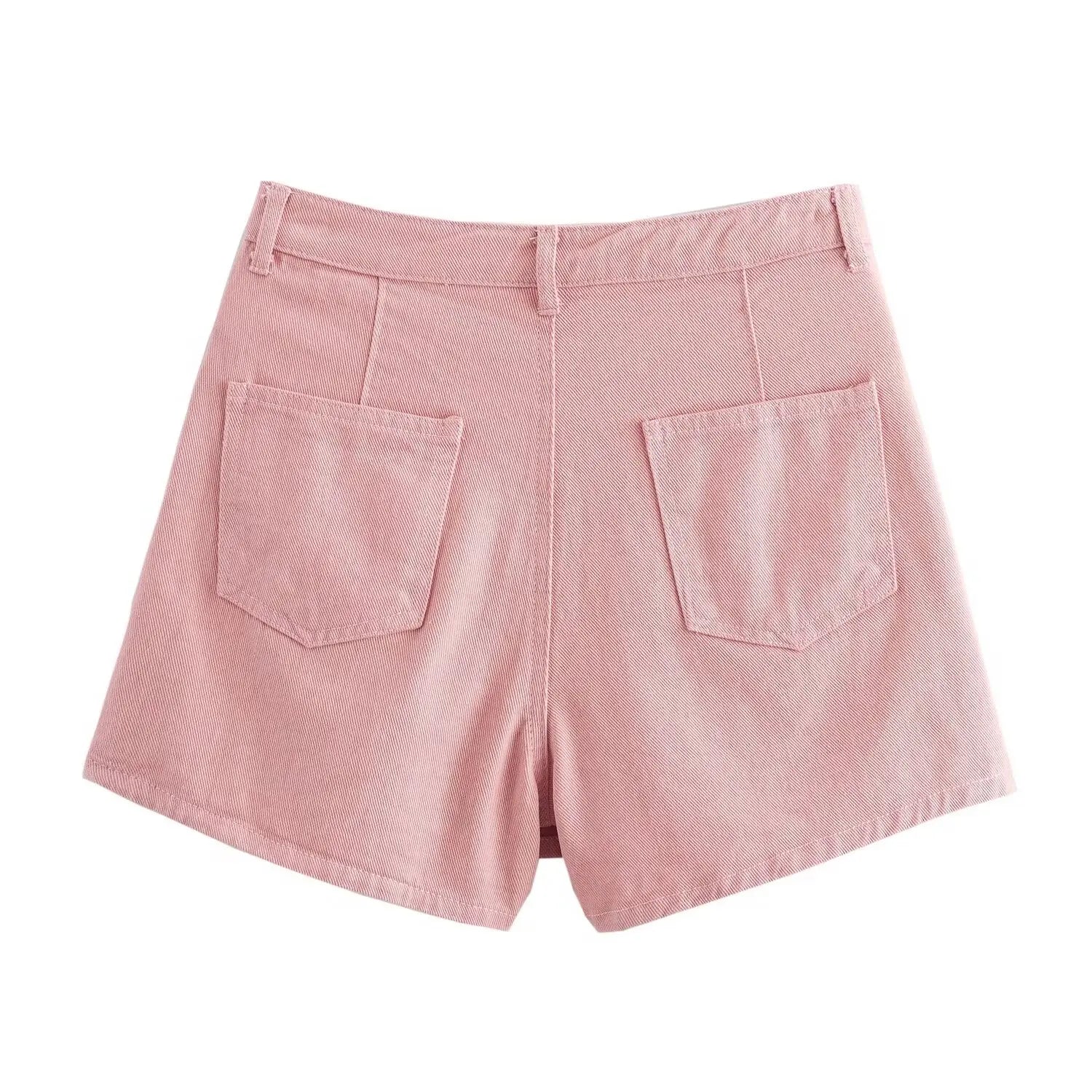 Women's Casual Denim-Style Outfit Set with Shirt and Skirt | Shorts Sets
