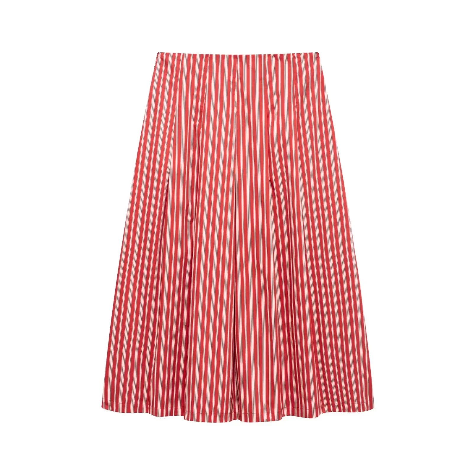 Red Striped Boho Matching Set for Trendy Summer Days | Skirts set