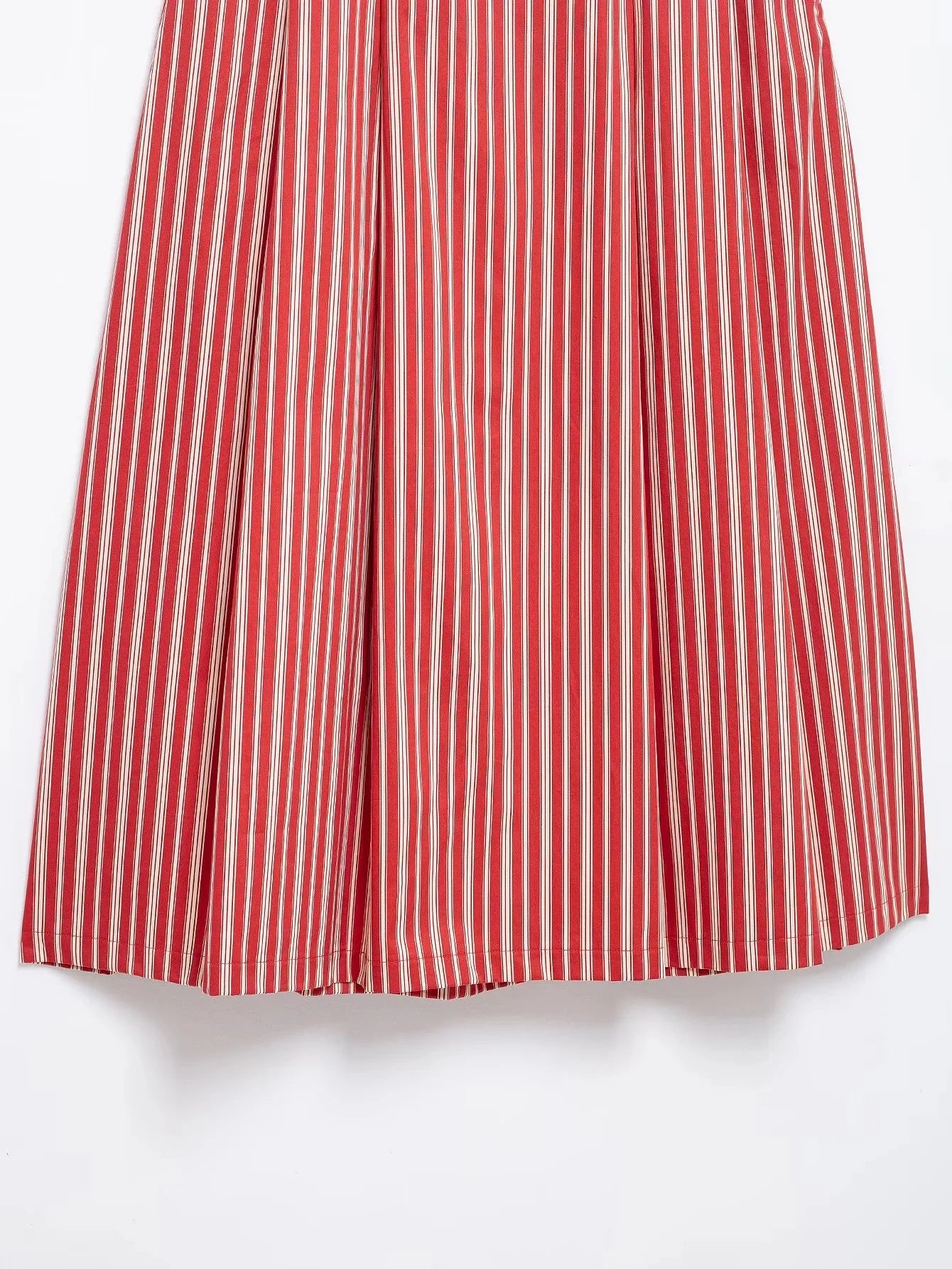 Red Striped Boho Matching Set for Trendy Summer Days | Skirts set