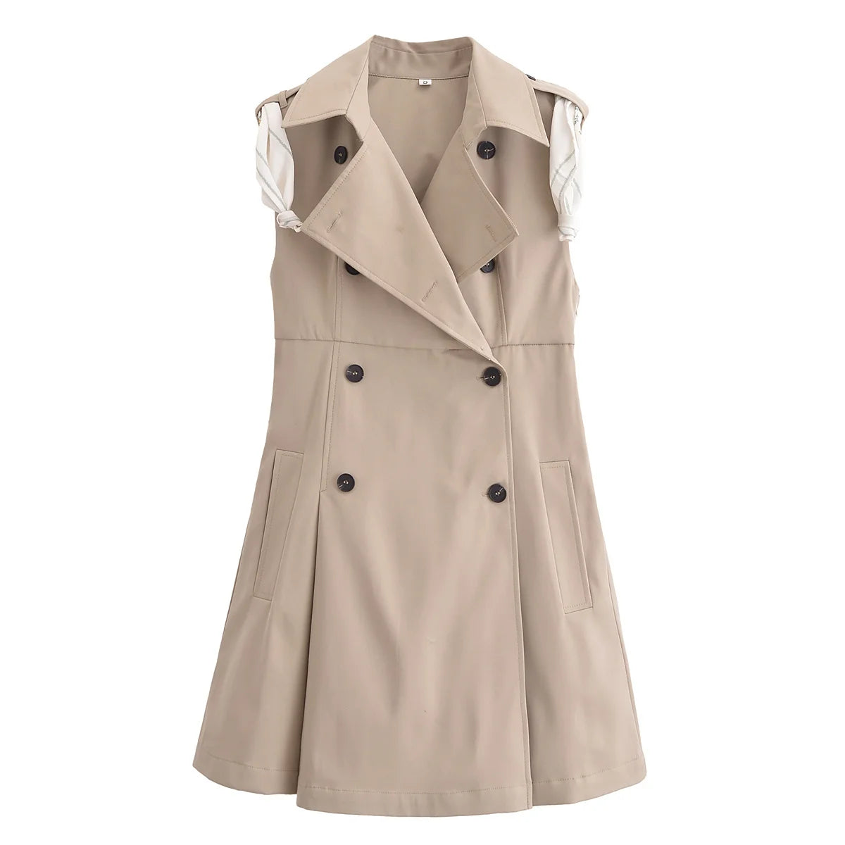 Sleeveless Trench Dress for Stylish Outfits | Coat Dresses