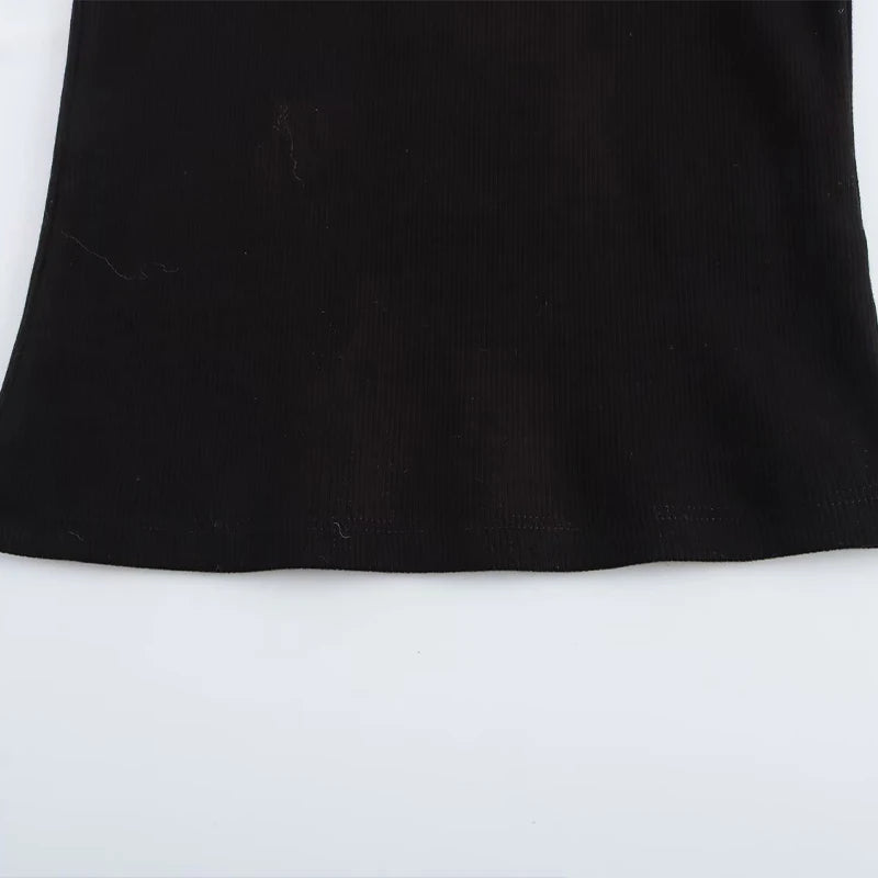 Women's Textured Tank Top with Lace Accents | Knit Tops