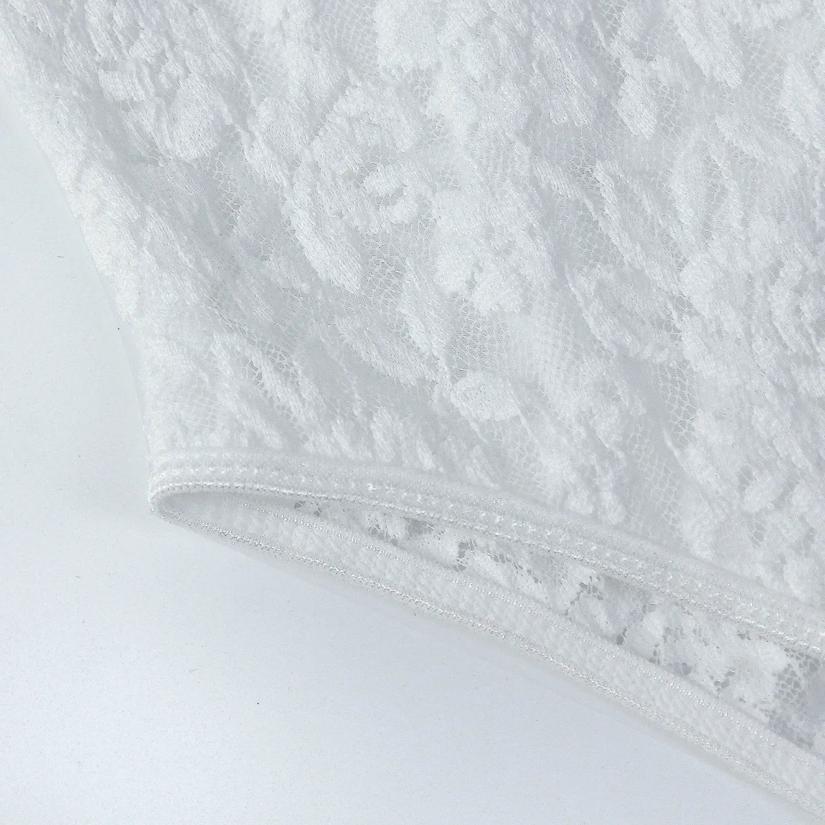 Lace Bodysuit with V-Back | Bodysuits