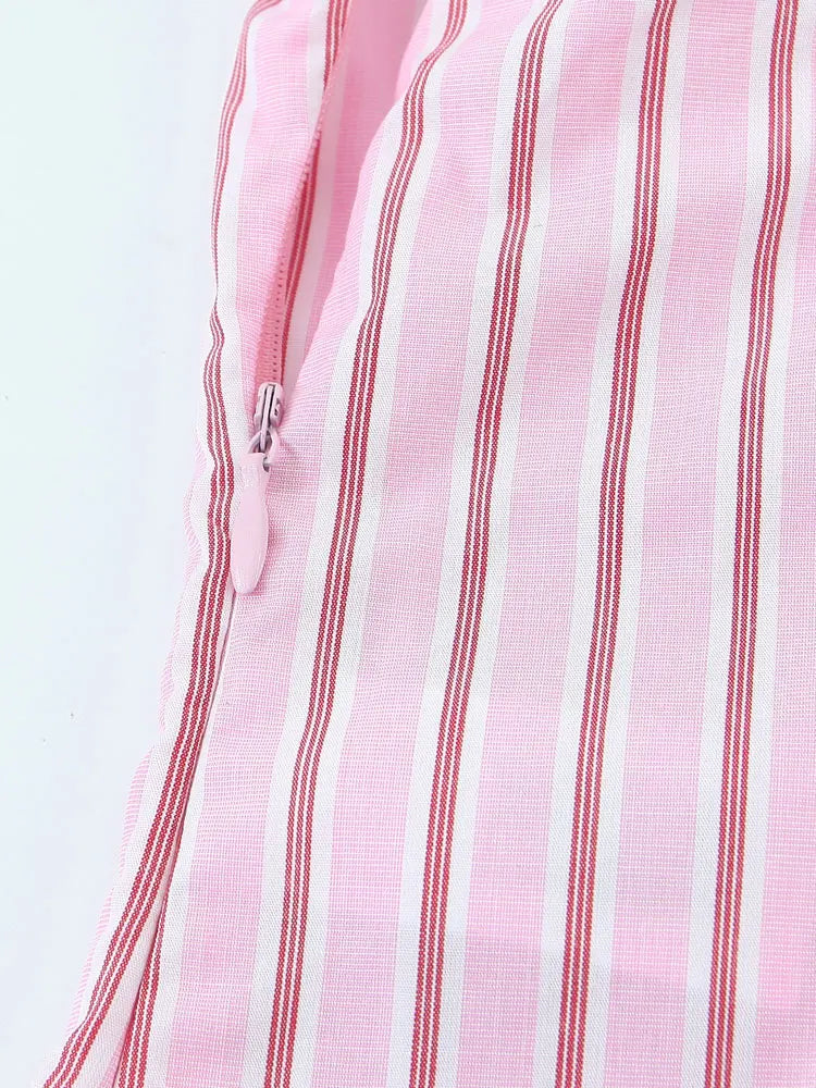 Sweetheart Stripe Bustier Cami – Summer Pink Edition | Cami Tops
