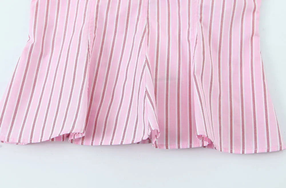 Sweetheart Stripe Bustier Cami – Summer Pink Edition | Cami Tops